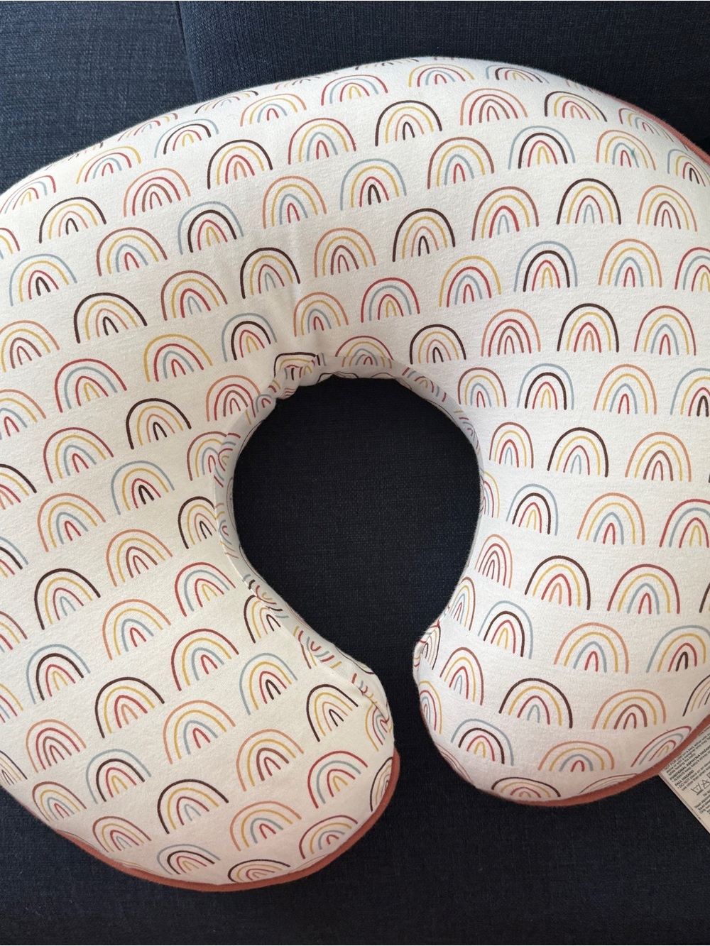 Rainbow Print Boppy Nursing Pillow
